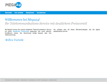 Tablet Screenshot of mega24.de